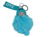 Baby Turquoise Pompom Keychain Bag Keyring Gift