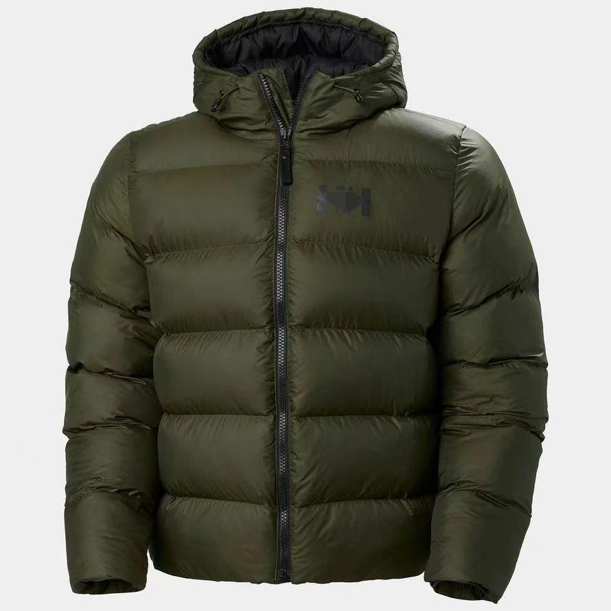

Мужская хлопковая зимняя куртка Helly Hansen - Утепленная, Теплая, С капюшоном, Универсальное пальто для улицы 2XL (175-195 kg)