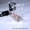 Clear Acrylic Bird Grains Shelling Machine Adjustable Speed Bird Food Separator  Bird Breeder