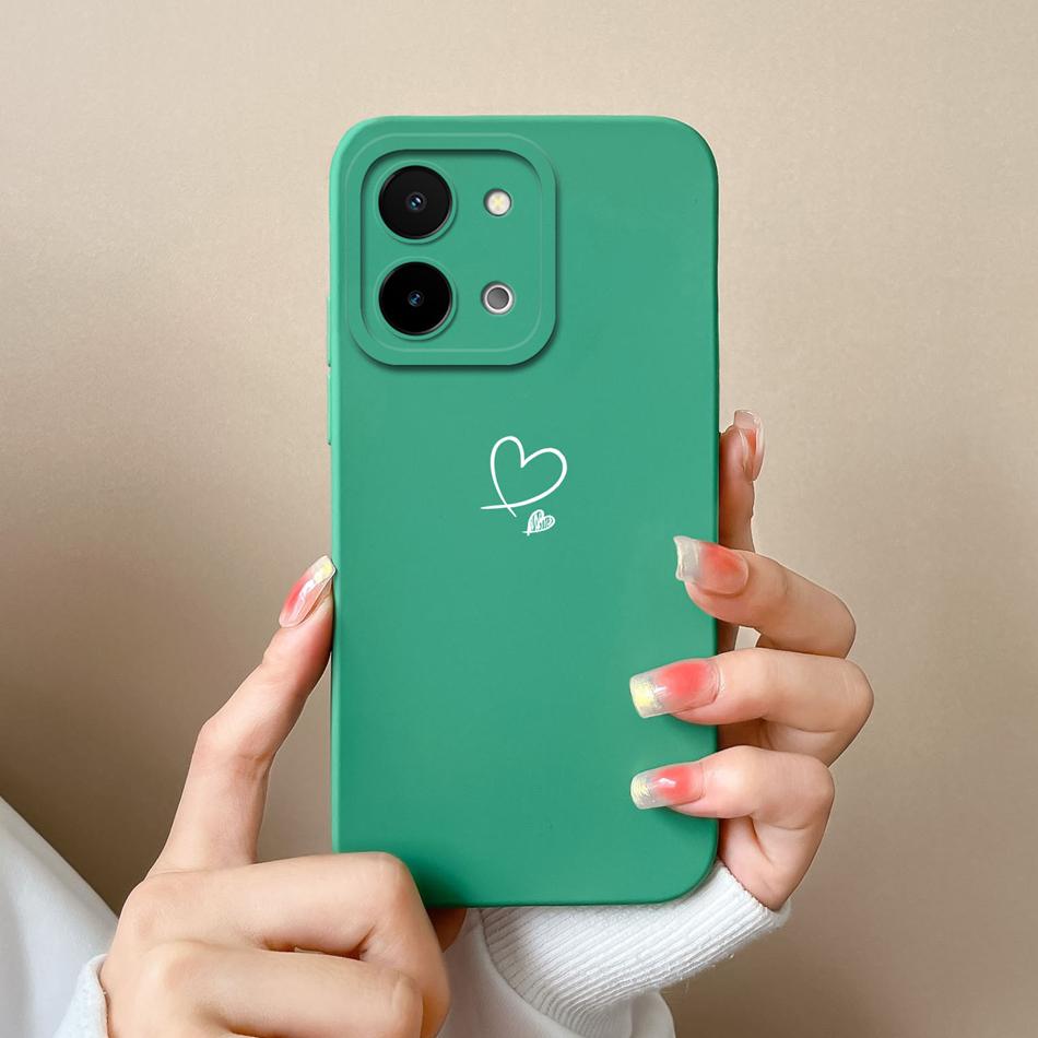 For Vivo Y28 Y28S Case Simple Butterfly High Quality Liquid Silicone Back Cover For Vivo Y 28 4G 5G Full Protection Phone Shell