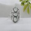 Aquamarine Silver Ring, 100% 925 Sterling Silver Handmade Jewelry, Silver Jewelry, Women Ring Ar8937