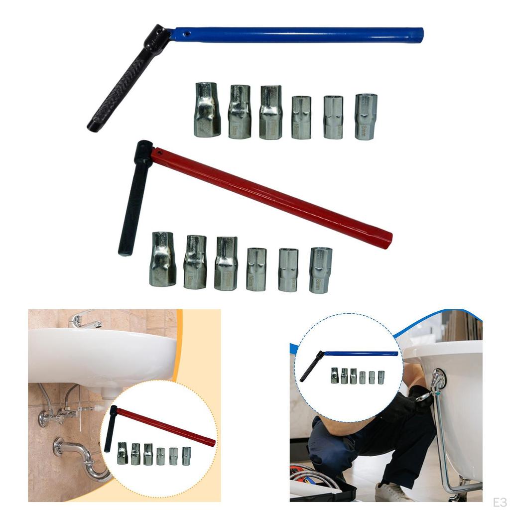 8-14 Mm Adjustable Wrench, Plumber's Back Nut Set, Removal Tool, Bathroom Faucet Repair,