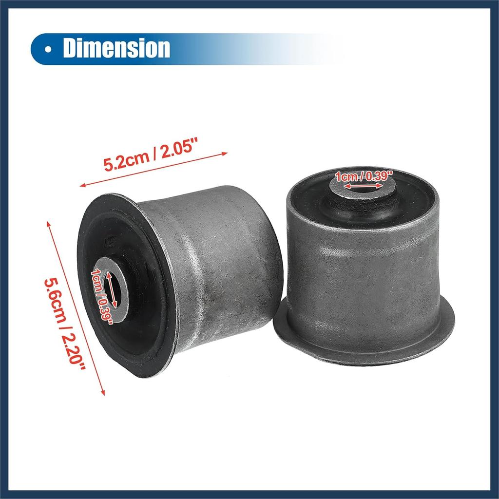 2pcs Front Upper Control Arm Bushing Suspension 52088214 for Jeep Grand Cherokee 2000-2004 Stylish Design