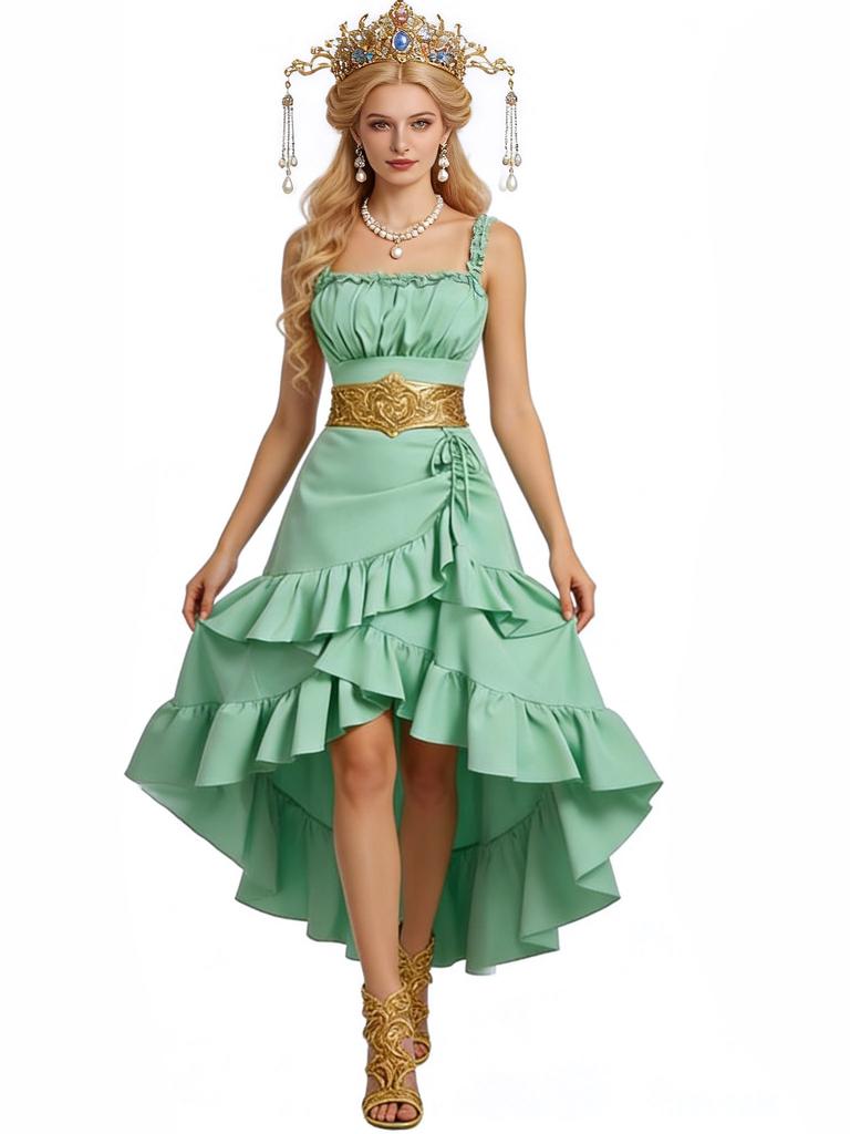 Abito da Ballo Medievale Rinascimentale per Donna, Abito Corsetto Gotico Vittoriano, Costume Vintage per Festa di Halloween