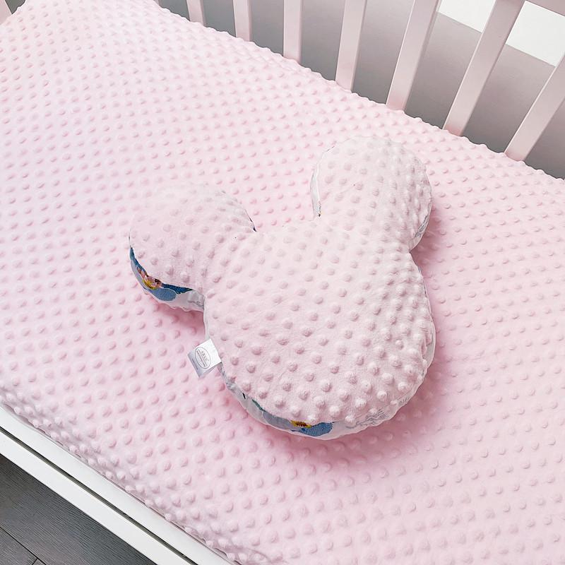 Weicher warmer Samt Kleinkind- und Kleinkind-Matratzenschoner - Gemütlich, einfarbig, ganzjähriger Komfort