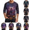 Men's Round Neck Plunger Sleeve T-Shirt Top