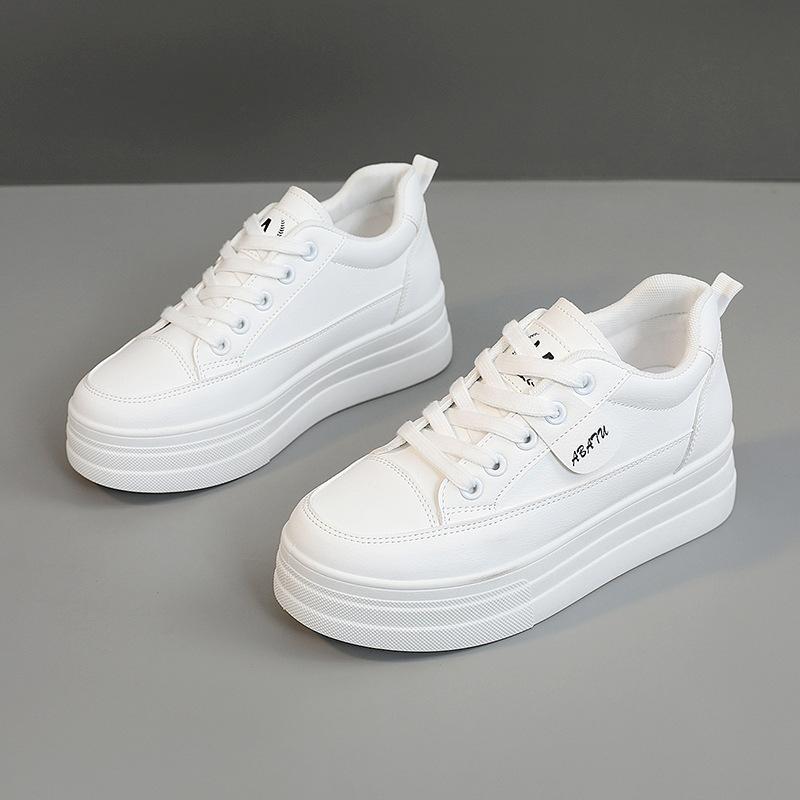 ZY spring new inner height increase casual shoes leather muffin bottom