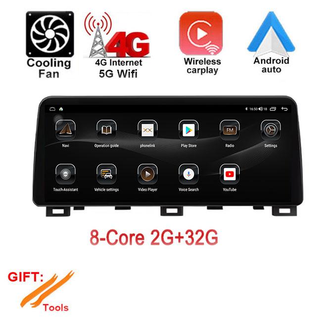 

12.3 Inch Wireless CarPlay For Kia Forte 2018-2019 Car intelligent System Navigation GPS Display Touch Screen Android Auto