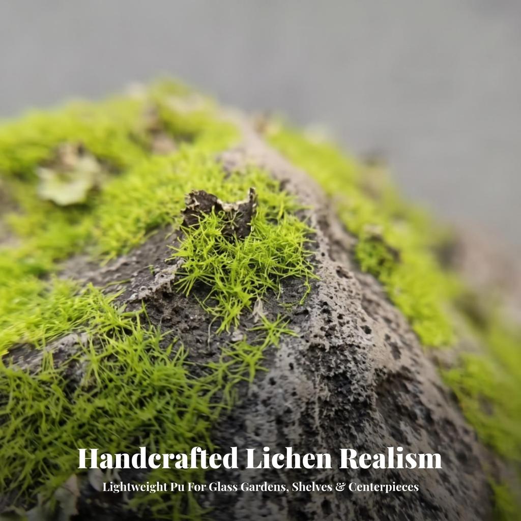 Artificial Moss Rock Lightweight Decor Weathered for Garden Decoration