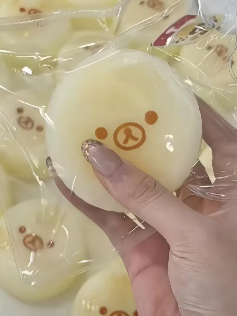 Kids Childrens Banana Bear Squishy Funny Squeeze Item Anti-Anxiety Relieve Stress Food Grade Silicone Birthday Souvenir Party Gift Presents Reward