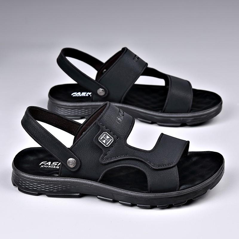 

New outdoor men s sandals soft sole casual non-slip beach shoes outdoor wear cool slippers 44
