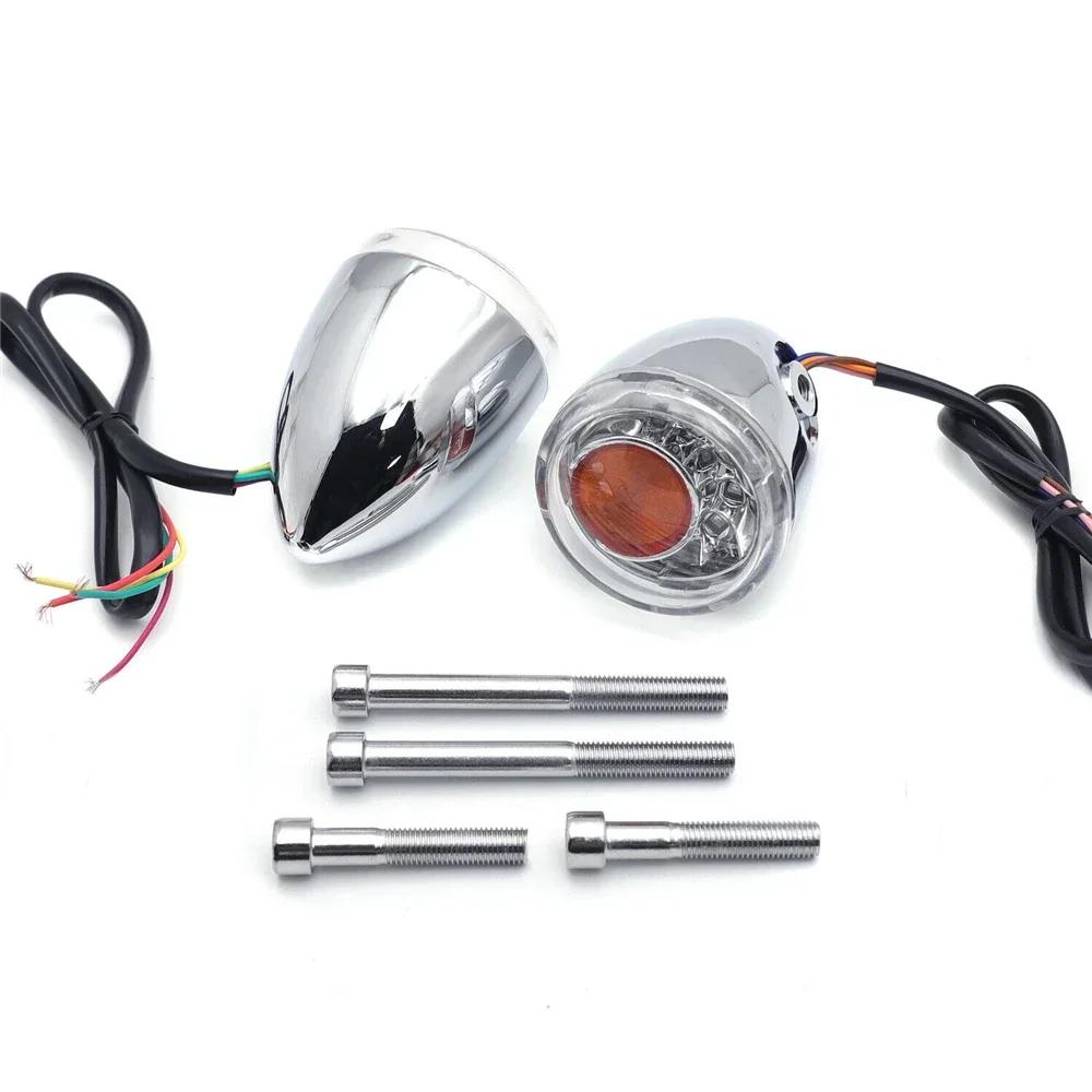 Turn Signal Light Indicator Rear For Harley Davidson Sportster XL883 XL1200 FXD FXS Motorcycle Parts