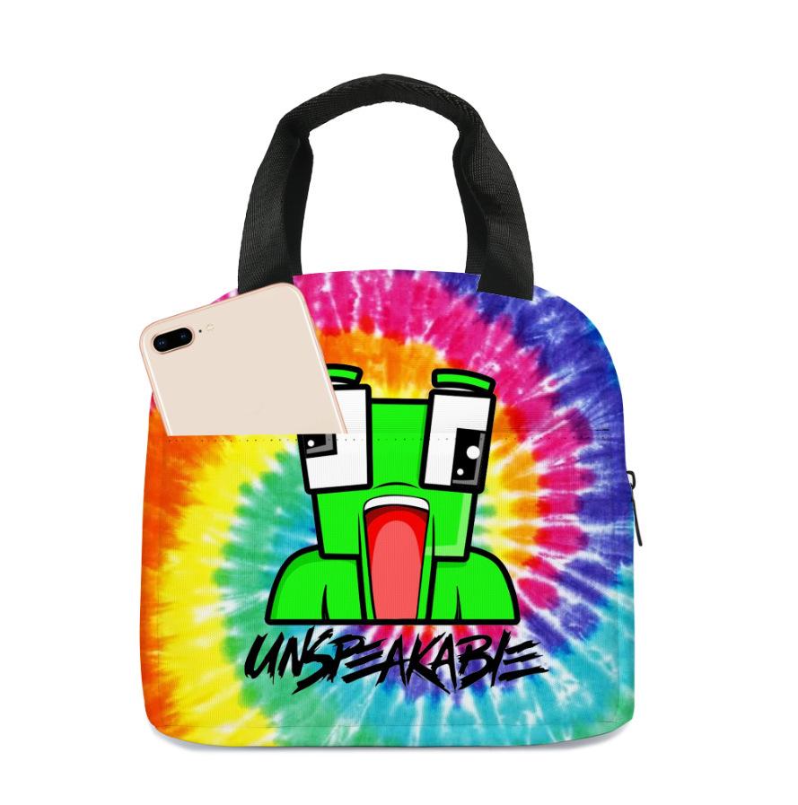 Unspeakable Portable Lunch Bag Cartoon Bento Bag Outdoor Thermal Insulation Bag Lunch Box Bag With Rice Thermal Insulation Bag