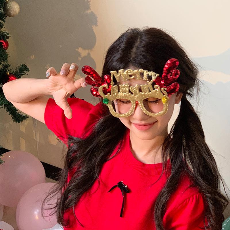 

2023 Christmas Party Cute Letter Eyeglass Frames & Cosplay Hair Accessories No Size