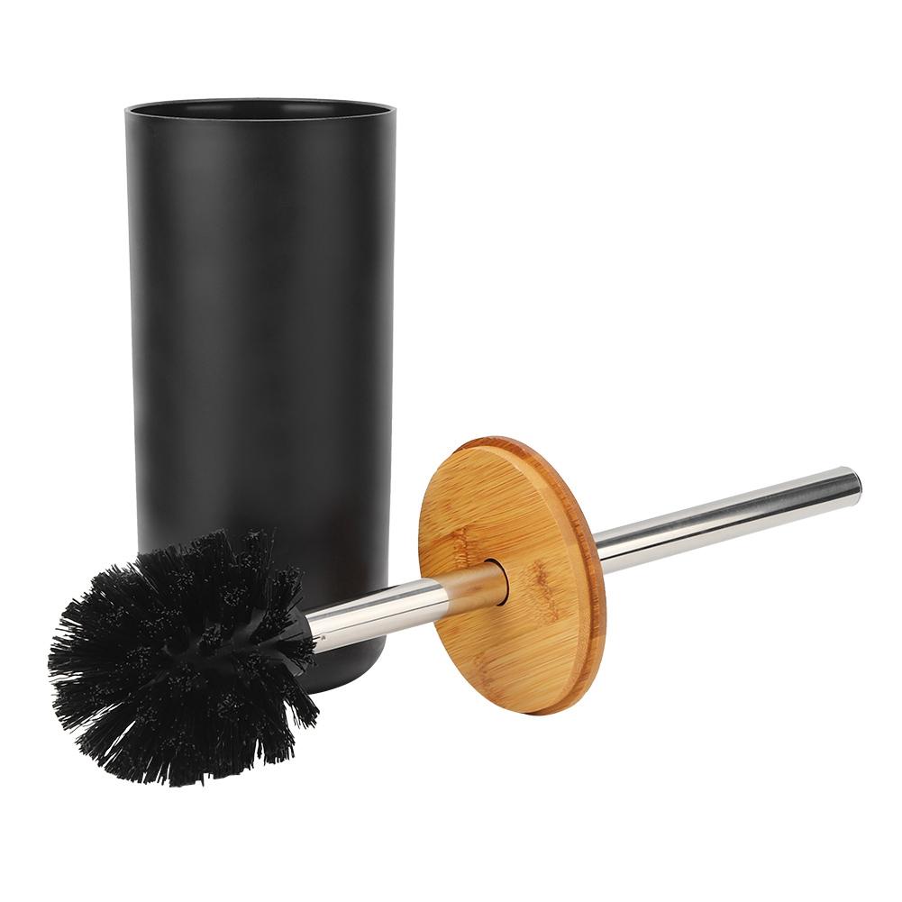 6-teiliges/Set Haushalts-Badezimmer Seifenschale Zahnbürstenhalter Spülbecher Lotionflasche Zubehör-Set Schwarz