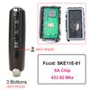 SKE11E-01+6A chip+433.92Mhz Car Smart Remote Key Fob for Mazda 3 6 MX-5 MIATA CX-9 CX-3 CX-5 CX-30 Axela CX-4 CX-8 CX9 2019-2023