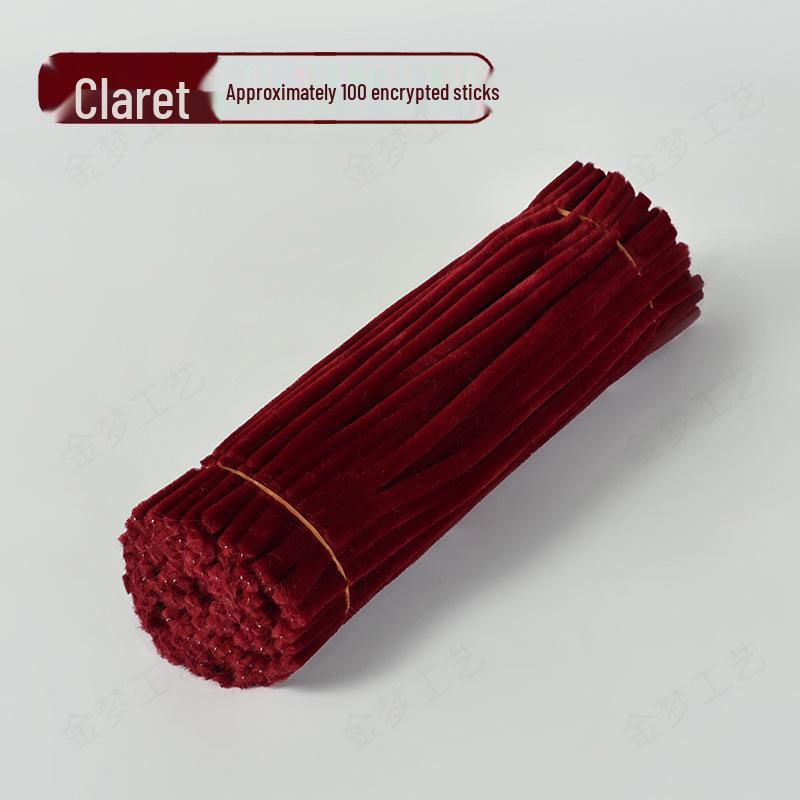 Gör-det-själv Chenille-stjälk Macaronbukett Hantverkskit för Barn