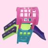 Miniature Playground Exquisite Realistic Plastic Pretend Play Slide Toy for Boys