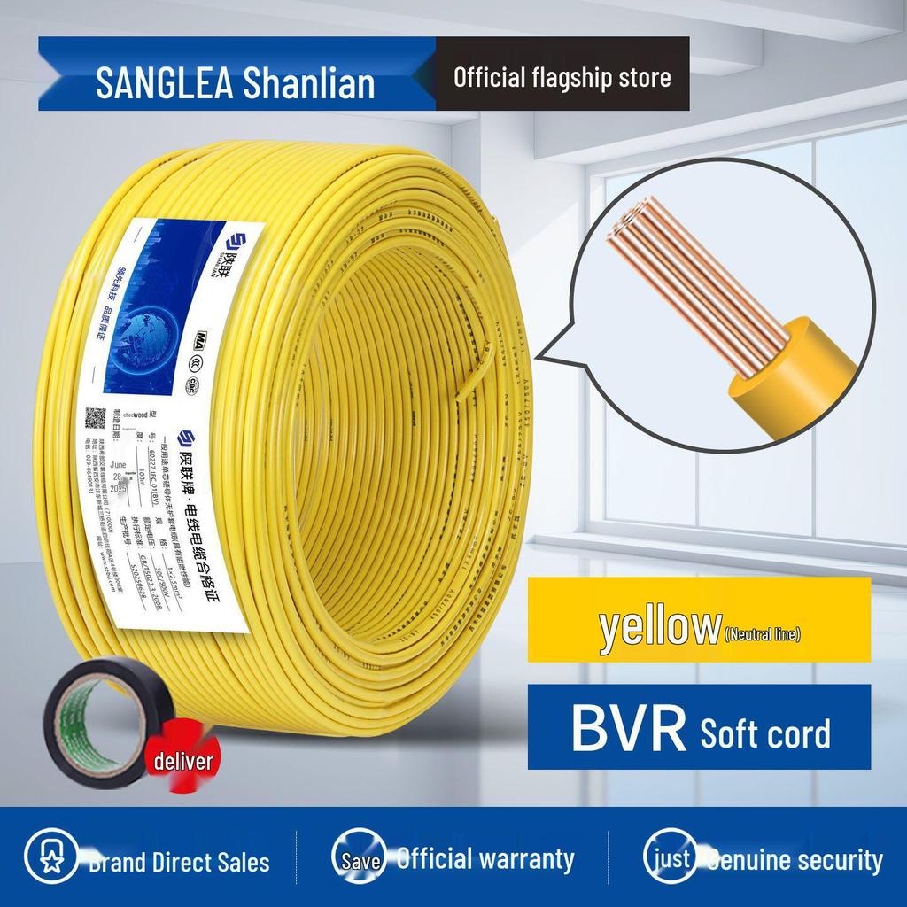 Single & Multi-strand Copper Core Wire (1.5/2.5/4/6 SQ) for Home Decor & Household Use