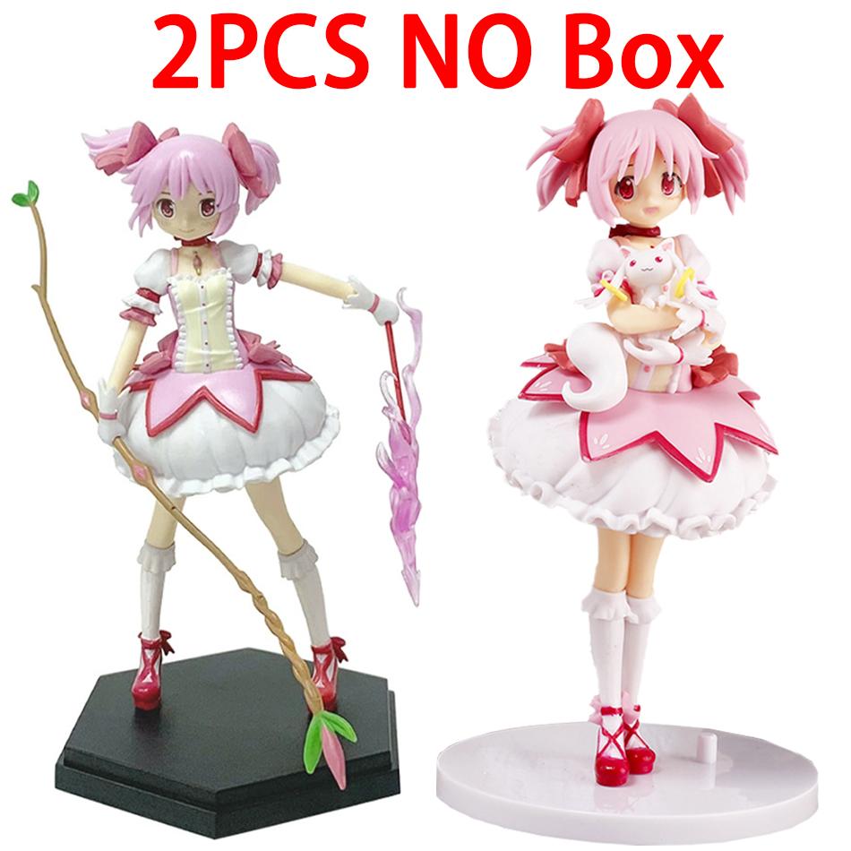 Figurină Aniem 15CM Puella Magi Madoka Magica Postură Șezând Figurină de Acțiune Madoka Model Fată Magică Statuie Decor Jucării Păpuși Cadou