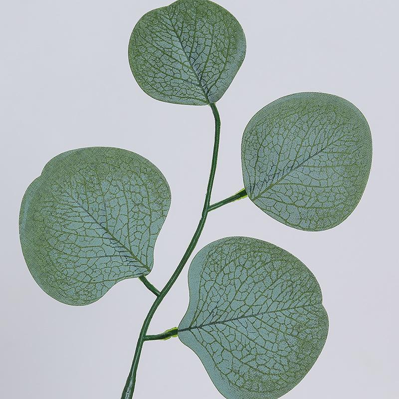 Artificial Willow Leaf Simulated Eucalyptus Leaf Green Plant for Home Flower Arrangement Decoration Xmas Party Supplies DIY