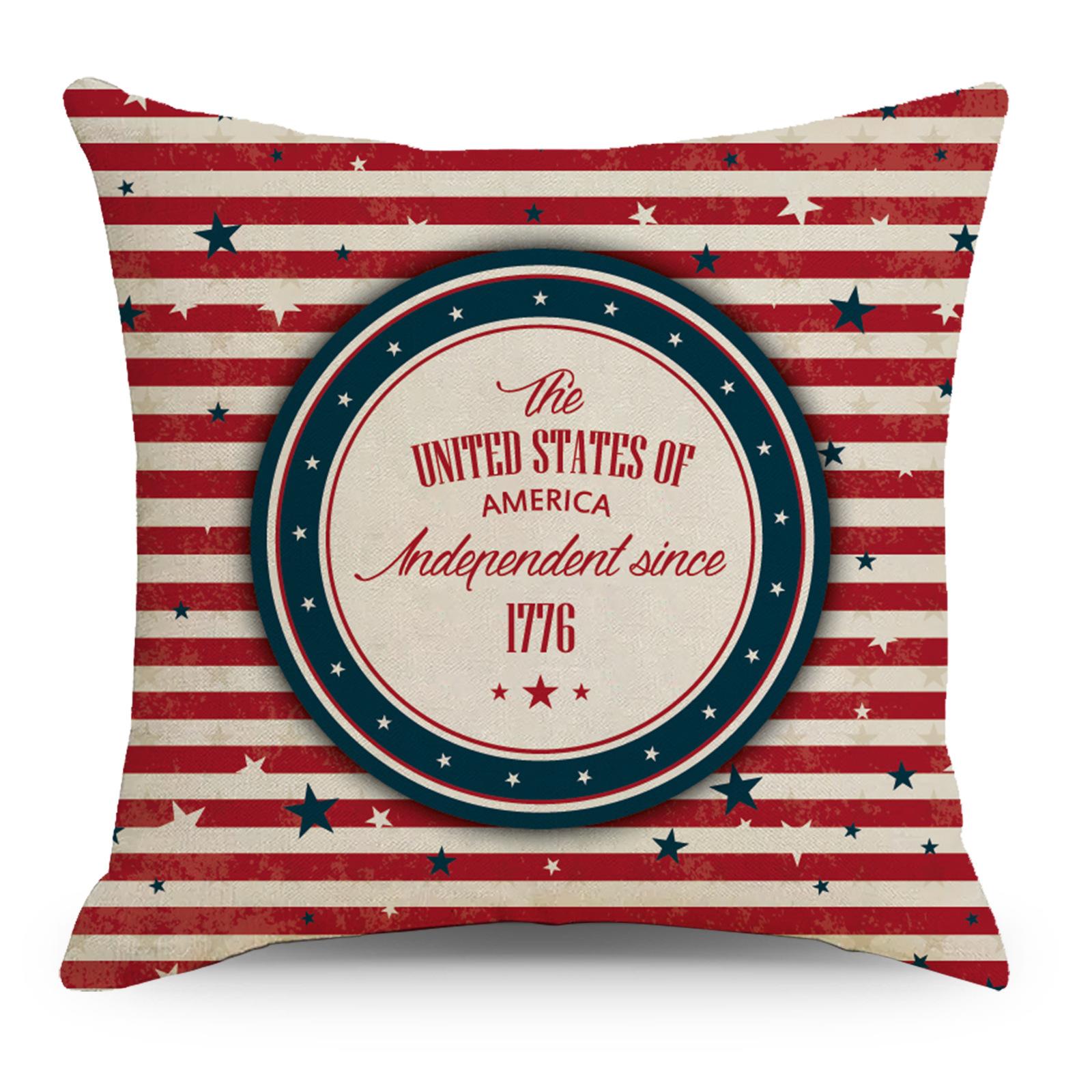 

Linen Pillow Cover Home Sofa Bedside Car Office Cushion Cover Premium Durable Quality Useful Practical Reliable 45 * 45Cm without pillow core