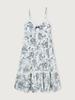 Lunalujeuseutyudio Women'S Jardin Modal Cotton Strappy Dress With Built-In Bra Cups Pajamas
