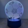 3d Led Acrylic Night Light Football Club Touch Table Desk Lamp 7 Colour Gifts