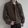 STREETRICH Autumn American Retro Cargo Jacket Men Streetwear Fashion Loose Casual Short Bomber Coat Man Motorcycle Jacket Outerwear