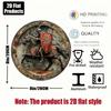 1PC Round Aluminum Metal Sign Knight Decor Wall Art Home Bar Cafe Pub Garage Man Cave Decorative Plaque