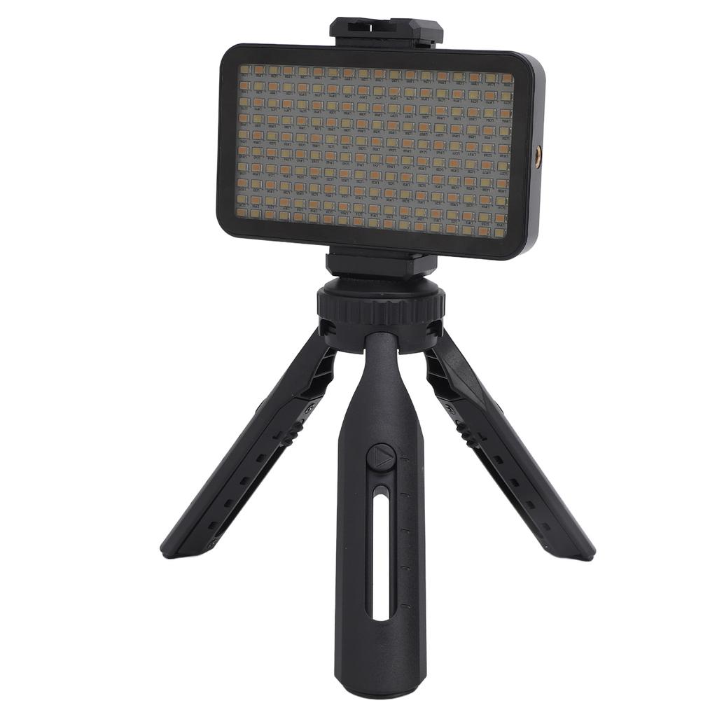 LED Cell Phone Fill Light 180 Light Clips 2400K?6400K Adjust Height Angle Rechargeable Photography Fill Light for Tattoo