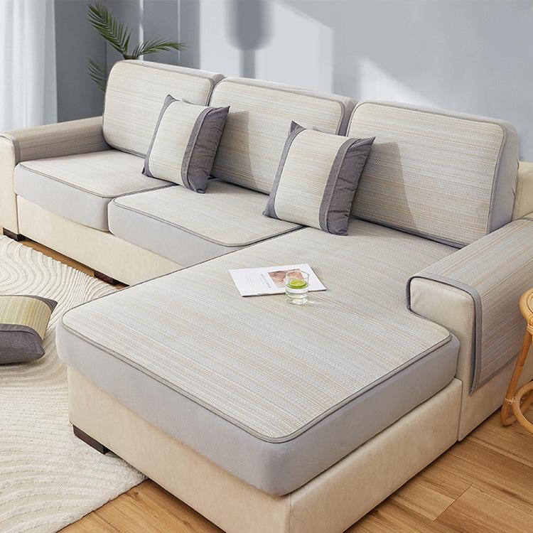 

Летний диван-подушка из полыни, коврик для сиденья, универсальный универсальный чехол для дивана, новый летний чехол для дивана