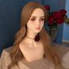 Wig Stand Portable Wig Holder Female Mannequin Head Wig Display Stand Wig Training Head Model for Hair Salons