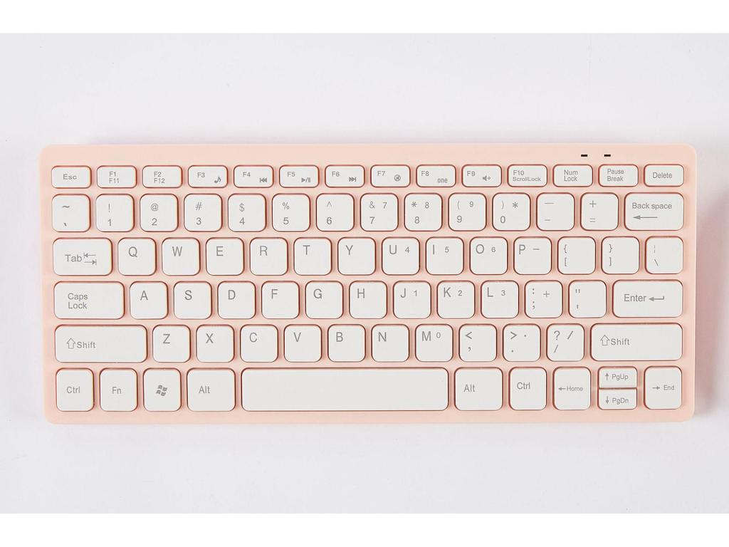 2.4G Wireless Mini Chocolate Keyboard & Mouse Set - 78 Silent Keys for Desktop & Notebook