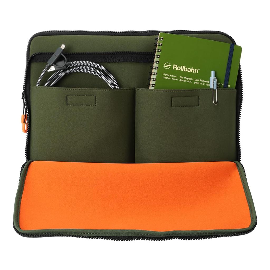 Computertasche 14 Zoll Halp Schutzhülle Computertasche Tablettasche PC Tasche PC [Delfonics] (Olive)
