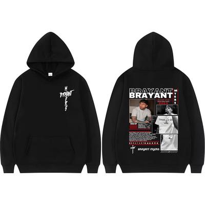 Raper Bryant Myers Pokrowiec na bluzę z kapturem z trasy 2025 Mężczyźni Kobiety Moda Street Pop Muzyka Bluza z kapturem Codzienna Wysokiej jakości Oversize Bluzy