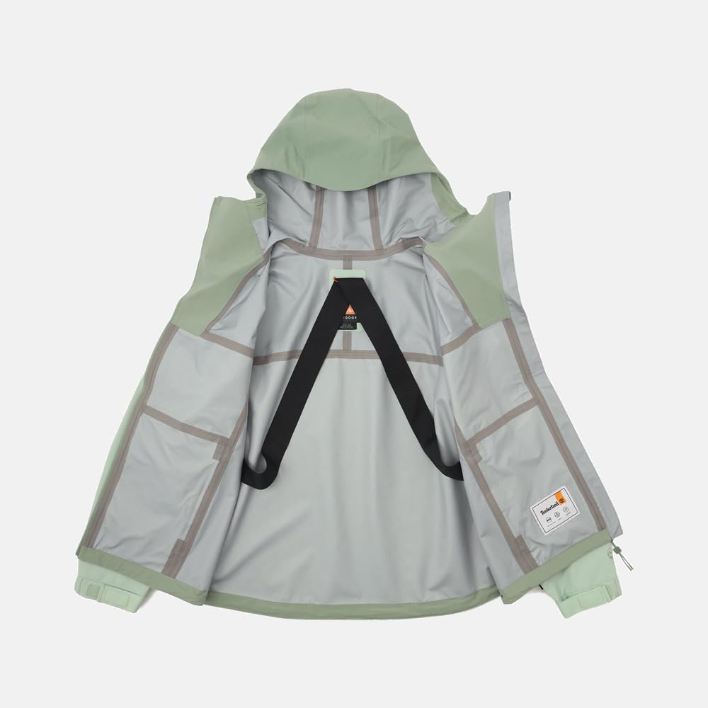 Timberland Damen Mobi Flex Tech 3-Lagen Wasserdichte Jacke, Green Bay-Cameo Green, Größe M (TB0A5XRUEPE1)
