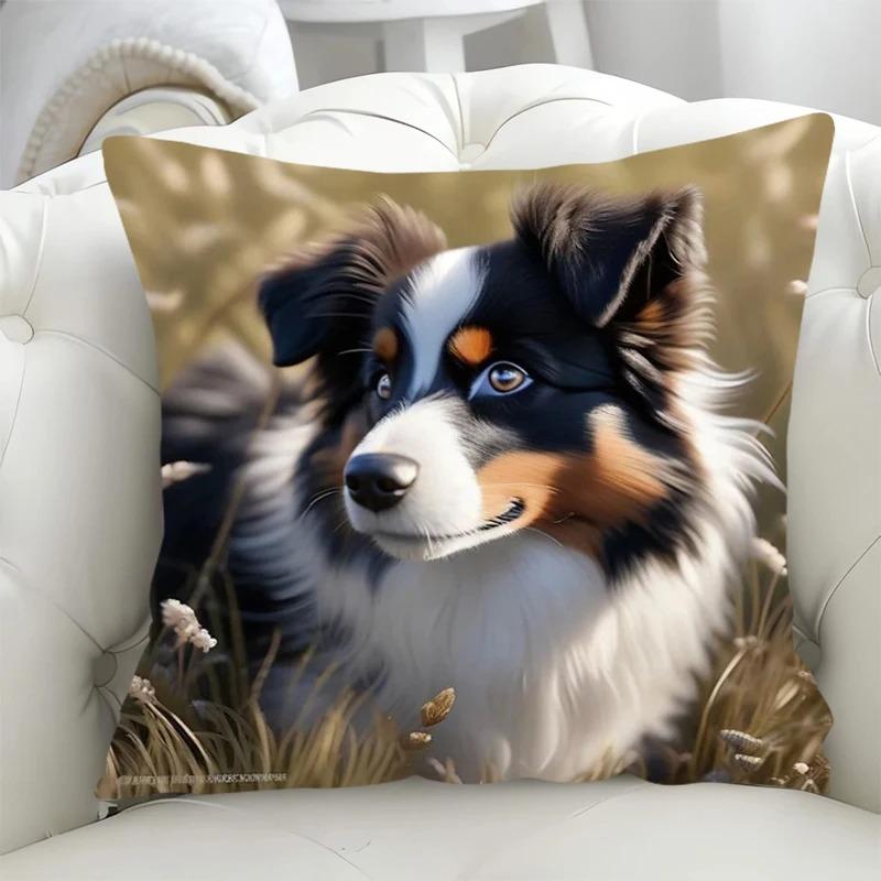 Car Living Room Sofa Cushion Cover Wildlife Pattern Luxury Home Decor Pillow Cover