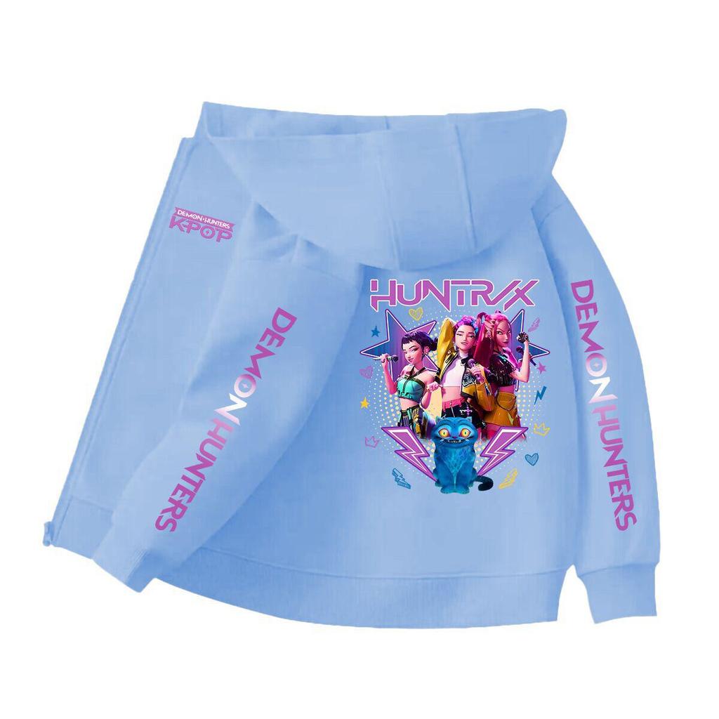 Children's Trendy Demon Hunter Hoodie – Loose Fit Sweatshirt