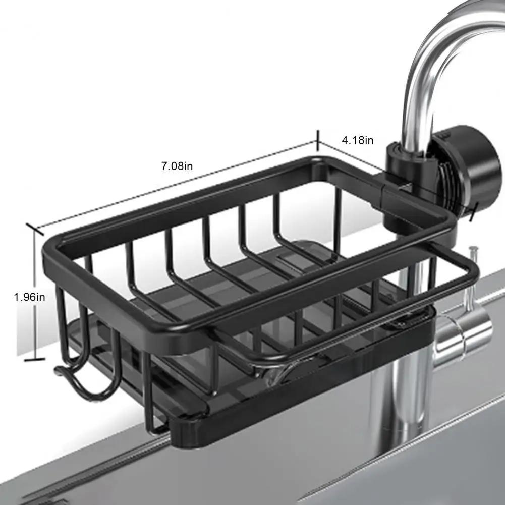 Kitchen Sink Faucet Storage Rack Dishwasher Vegetable Sink Supplies Household Drain Basket For Bathroom Gadget