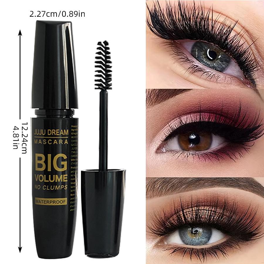 4D Black Mascara - Long-Lasting, Volumizing & Curling for All Skin Types - Perfect Valentine's Gift for Women