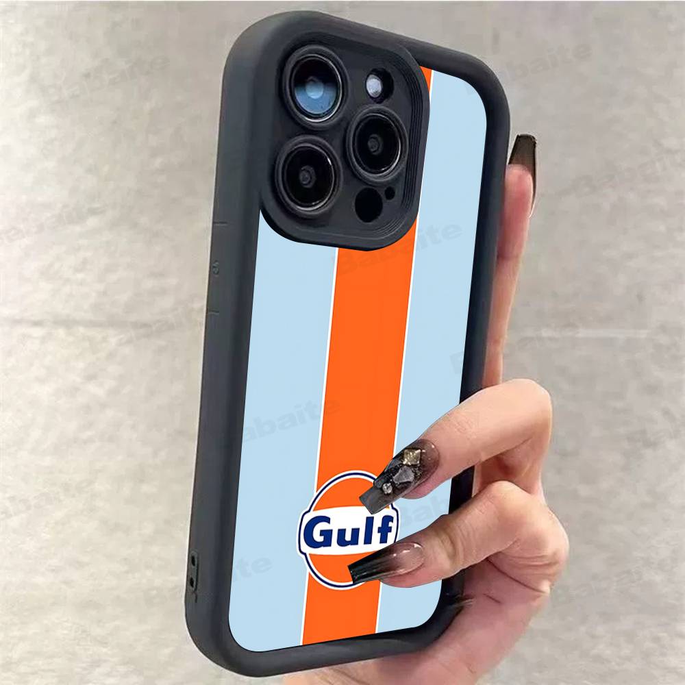 G-Gulf Motorrad Logo Für IPhone 17 16 15 14 13 12 11 Pro Max Plus Handyhüllen Abdeckungen