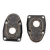 2PCS RC Portal Covers Brass Portal Drive Housing RC Steering Knuckles for Axial Capra for SCX10 III AR45P Axle 1/10 RC Cars Black