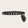 Mini Heart Waist Belt With Removable Leather Strap For Fashionable Women Spring