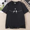 Birds on Wire T Shirt Unisex Casual Natural Lover TShirt Casual Round Neck Print Short Sleeve Tshirts Wo Clothing