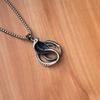 New Hip Hop Jewelry Vacuum Gold Plated Animal Eyes Cobra Pendant Necklace ,A Gift for My Boyfriend