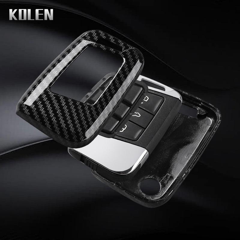 Abs Carbon Fiber Style Car Key Case Cover For Vw Volkswagen Magotan Gte Passat B6 B7 B8 Cc Arteon Skoda Fabia Superb A7 Kodiaq