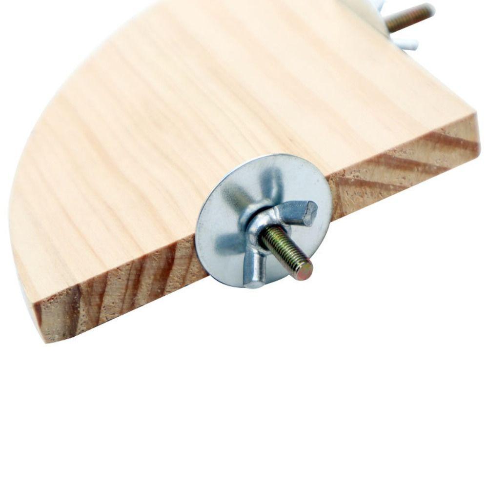 Wood Sector Platform Stand Bird Supplies. Board Pet Station Board Perches Rack  Bird Cage