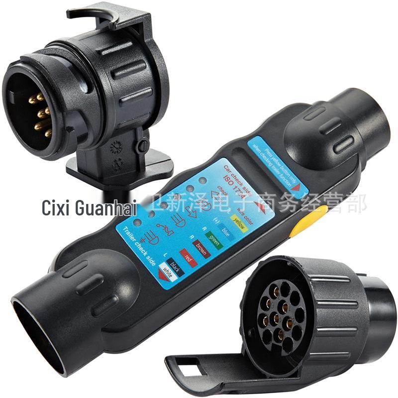 

7-контактный европейский разъем прицепа и тестер адаптера для дома на колесах