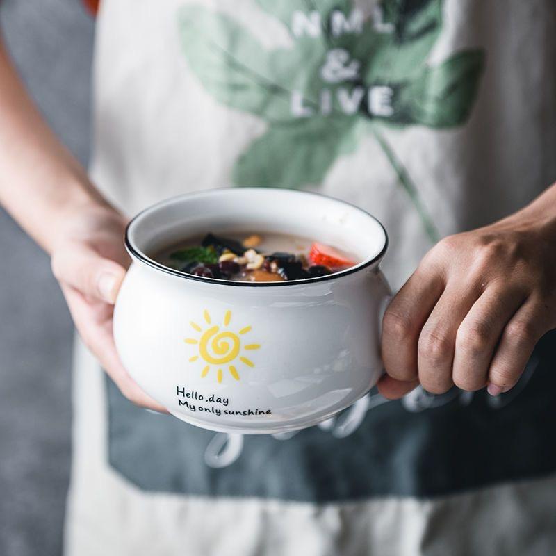 Keramisk middagsservise – Tallerkener og salatskåler til frokost og middag